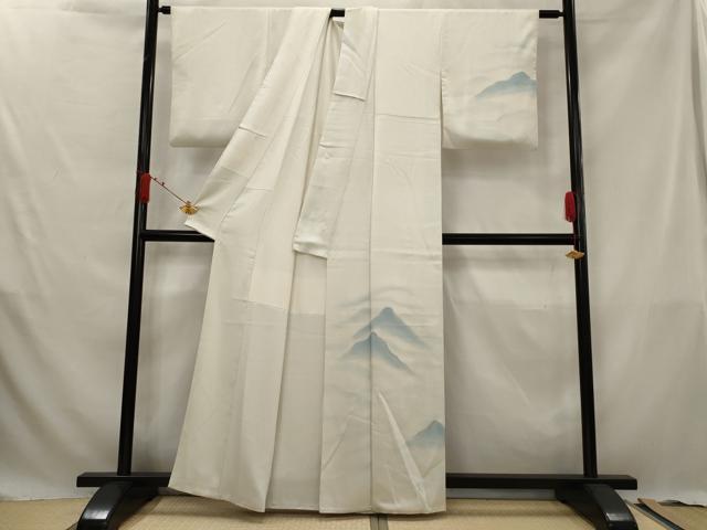 平和屋着物■訪問着　刺繍　遠山文　暈し染め　正絹　逸品　AABG3066st