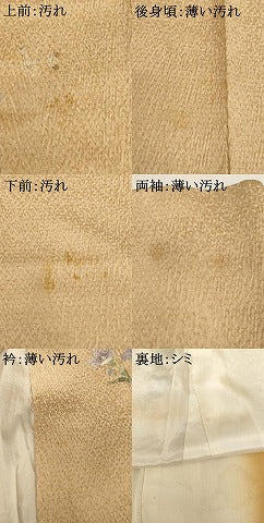 平和屋着物■訪問着 桔梗文 暈し染め 正絹 逸品 AABG3098ja
