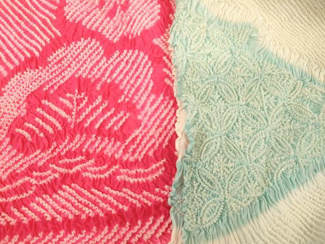 平和屋着物[]七五三　女の子　和装小物　帯揚げ25枚セット　総絞り　中抜き絞り　正絹　逸品　AABG3164ja