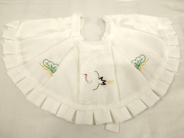 平和屋本店[]お宮参り　男の子　小物セット　刺繍　飛鶴文　箱付き　逸品　AABG3166ja