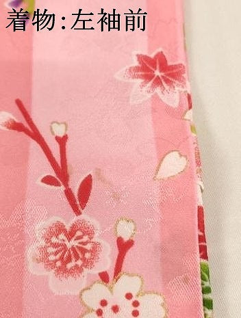 平和屋本店[]七五三　女の子　３歳　祝着　三つ身　長襦袢(単衣)・被布・巾着セット　花車文　金彩　箱付き　AABG3168ja