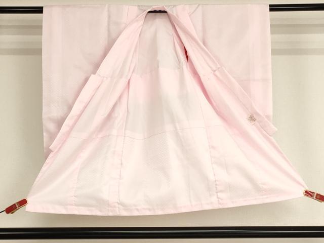 平和屋着物[]子供　女の子　長襦袢　袷　菱地紋　薄桜色　洗える着物　AABG3185ja