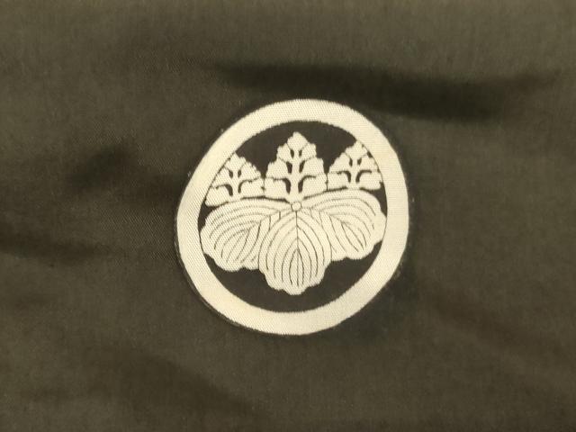 平和屋着物[]お宮参り　男の子　祝着　産着　初着　のしめ　駒刺繍　兜　金彩　正絹　逸品　AABG3186ja