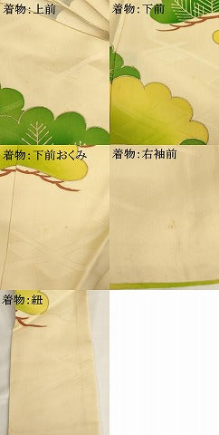 平和屋着物[]お宮参り　男の子　祝着　産着　初着　のしめ　刺繍　鷹　松　金糸　金彩　逸品　AABG3193ja