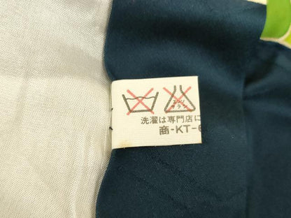 平和屋着物[]お宮参り　男の子　祝着　産着　初着　のしめ　刺繍　鷹　松　金糸　金彩　逸品　AABG3193ja