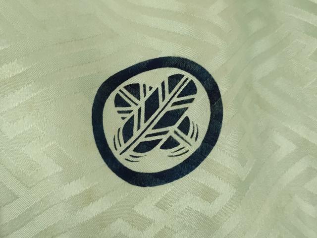 平和屋着物[]お宮参り　男の子　祝着　産着　初着　のしめ　刺繍　群鶴松文　暈し染め　金銀糸　金彩　逸品　AABG3203ja