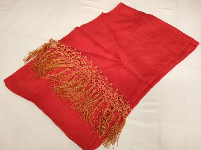 平和屋着物[]七五三　女の子　７歳　祝着　四つ身　志古貴セット　駒刺繍　花蝶丸文　暈し染め　金彩　正絹　逸品　AABG3221ja