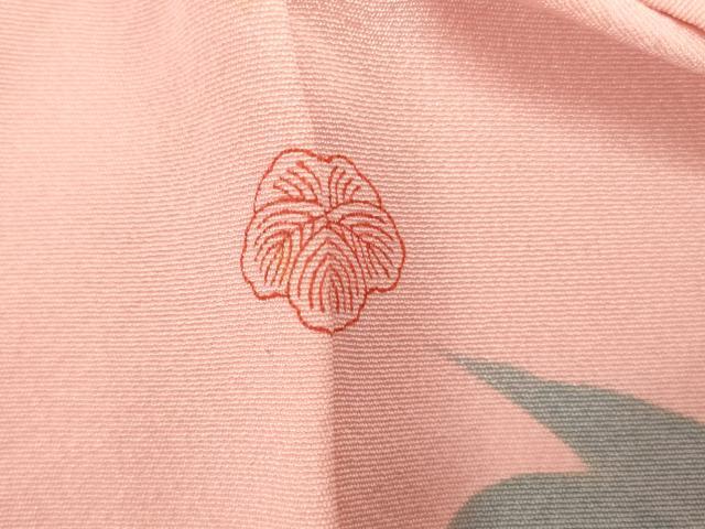 平和屋着物[]本加賀友禅作家 野村絵美 七五三 女の子 5歳 祝着 四つ身 長襦袢セット 手描き 花筏文 暈し染め 正絹 逸品 AABG3229ja