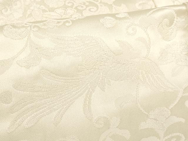 平和屋本店[]お宮参り 男の子 女の子 祝着 産着 初着 のしめ 誕生記セット 正倉院鳳凰花地紋 胡粉色 箱付き 逸品 未使用 AABG3242ja