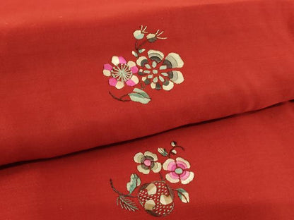 平和屋本店▼打敷 内敷 刺繍 舞花文 法衣 寺院 仏具 仏教 僧侶 神職 装束 AABG3258ja