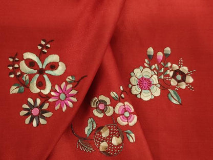 平和屋本店▼打敷 内敷 刺繍 舞花文 法衣 寺院 仏具 仏教 僧侶 神職 装束 AABG3258ja