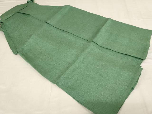 平和屋着物[]七五三　男の子　5歳　行灯袴　薄緑色　正絹　逸品　AABG3349ja