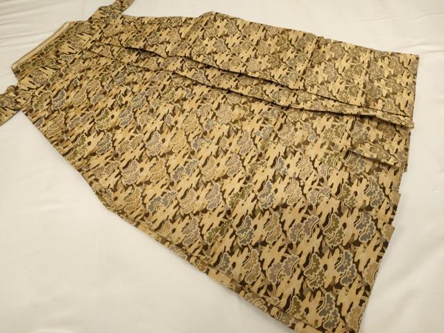 平和屋着物[]七五三　男の子　3歳　行灯袴　松　笹竹　金糸　正絹　逸品　AABG3350ja