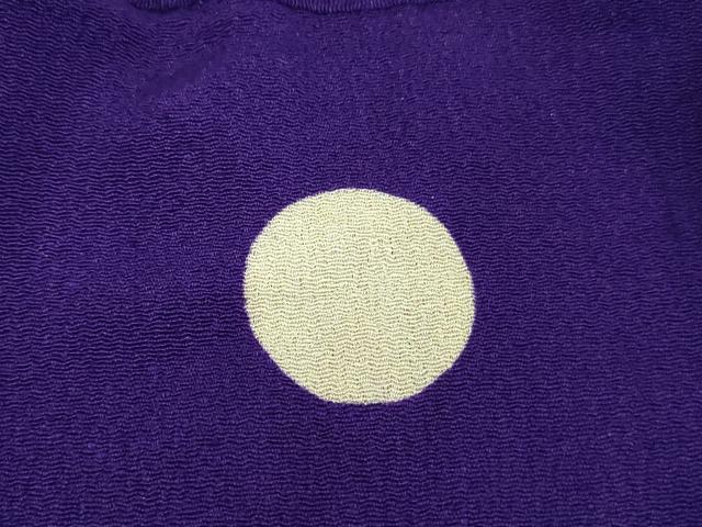 平和屋着物[]アンティーク　大正ロマン　七五三　女の子　３歳　祝着　一つ身　刺繍　飛鶴花文　金糸　鬼しぼ縮緬　正絹　逸品　AABG3360ja