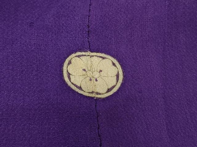 平和屋着物[]アンティーク　大正ロマン　七五三　女の子　３歳　祝着　三つ身　駒刺繍　風景花文　暈し染め　銀糸　正絹　逸品　AABG3361ja