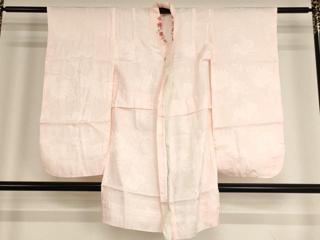 平和屋着物[]七五三　女の子　5歳　祝着・長襦袢(袷・半衿刺繍)・帯セット　駒刺繍　鳳凰菊文　金彩　洗える着物　AABG3370ja