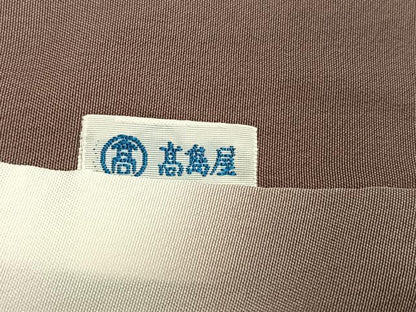 平和屋着物●訪問着　刺繍　舞蝶芝文　胴抜き仕立て　暈し染め　金彩　高島屋扱い　正絹　逸品　AABG3404ph