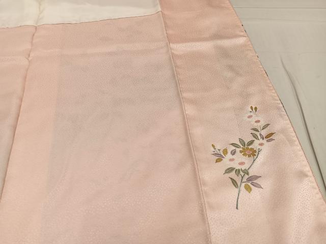 平和屋着物●訪問着　枝花籬文　暈し染め　金銀彩　正絹　逸品　AABG3418ph
