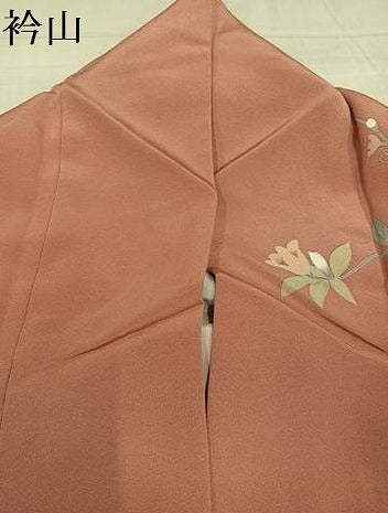 平和屋着物●訪問着　友禅　作家物　枝花文　暈し染め　正絹　逸品　AABG3431ph