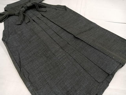 平和屋着物●結城紬　杢　男性　馬乗り袴　正絹　逸品　AABG3454ph