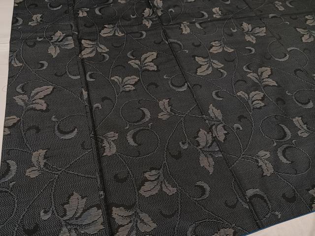 平和屋着物●本場大島紬　唐草文　正絹　逸品　AABG3455ph