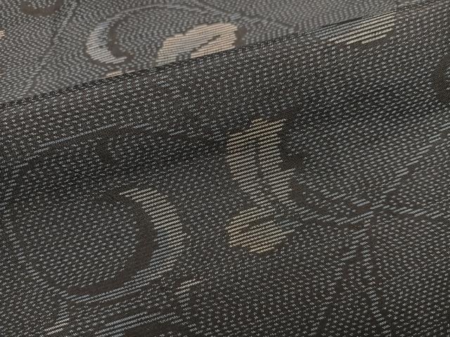 平和屋着物●本場大島紬　唐草文　正絹　逸品　AABG3455ph