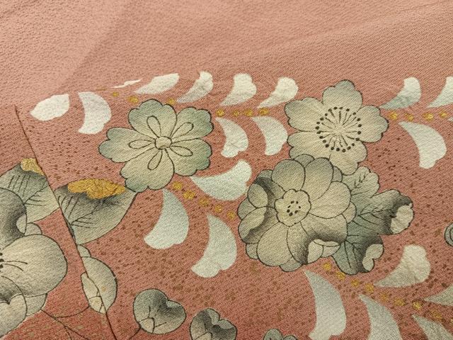 平和屋着物●訪問着　絞り　辻が花　暈し染め　金彩　正絹　逸品　AABG3457ph