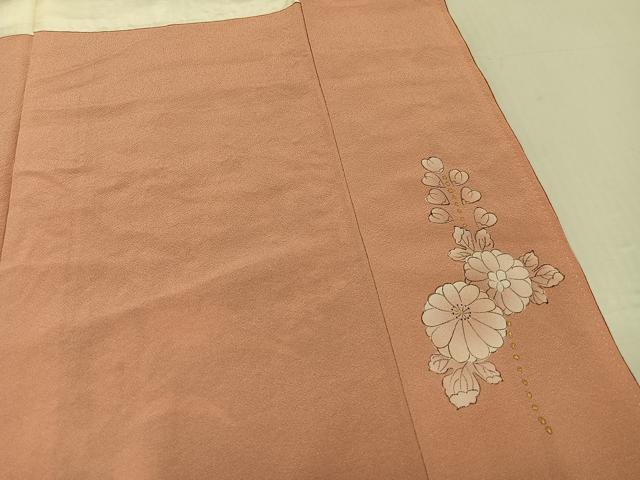 平和屋着物●訪問着　絞り　辻が花　暈し染め　金彩　正絹　逸品　AABG3457ph