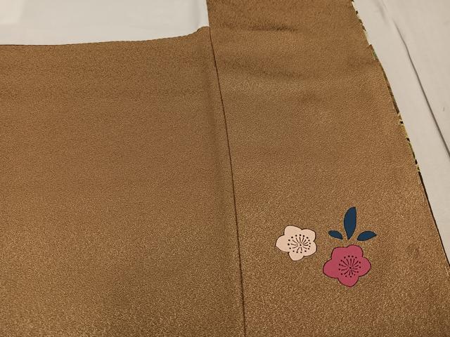 平和屋着物●訪問着　辻が花　暈し染め　金彩　正絹　逸品　未使用　AABG3464ph