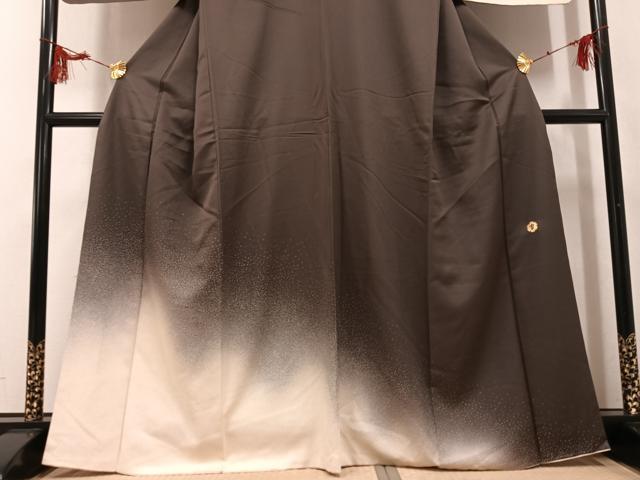 平和屋着物●ジャパンオートクチュール　渡辺雪三郎　訪問着　霞文　暈し染め　正絹　逸品　AABG3469ph