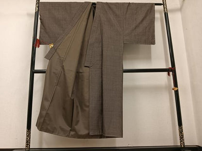 平和屋着物●男性　男柄の最高峰　西郷柄　西郷絣　本場大島紬　アンサンブル　正絹　逸品　未使用　AABG3477ph