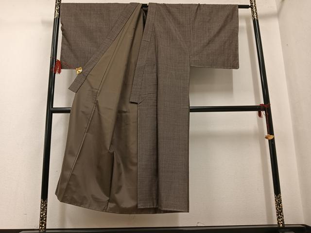 平和屋着物●男性　男柄の最高峰　西郷柄　西郷絣　本場大島紬　アンサンブル　正絹　逸品　未使用　AABG3477ph