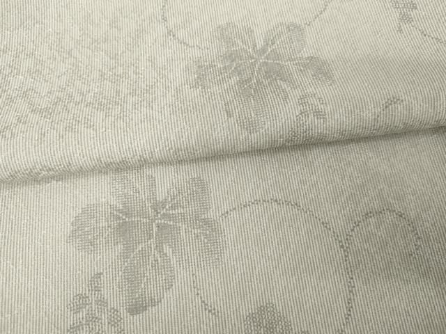 平和屋着物●上質な小紋 蔦の葉文 正絹 逸品 未使用 AABG3495cs