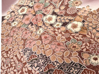 平和屋着物●訪問着　辻が花　暈し染め　金彩　やまと誂製　正絹　逸品　AABG3506cs