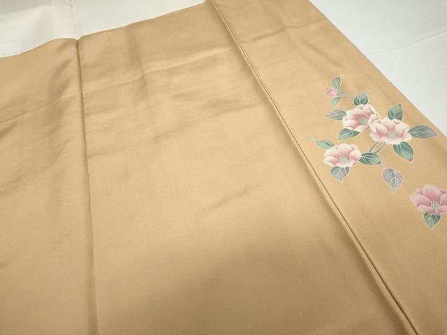平和屋着物●訪問着　枝花に休み鳥　暈し染め　正絹　逸品　AABG3509cs