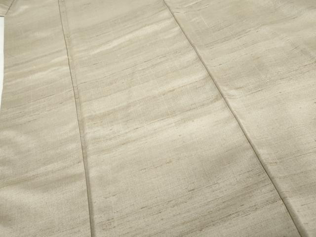 平和屋着物●インド・アッサム　野蚕糸　手織　ムガシルク　紬　色無地　霞色　正絹　逸品　AABG3512cs