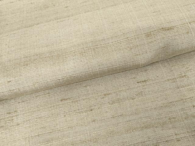 平和屋着物●インド・アッサム　野蚕糸　手織　ムガシルク　紬　色無地　霞色　正絹　逸品　AABG3512cs