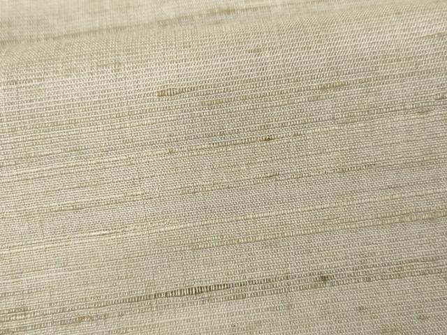 平和屋着物●インド・アッサム　野蚕糸　手織　ムガシルク　紬　色無地　霞色　正絹　逸品　AABG3512cs