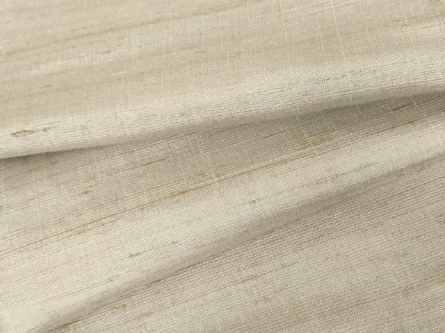 平和屋着物●インド・アッサム　野蚕糸　手織　ムガシルク　紬　色無地　霞色　正絹　逸品　AABG3512cs