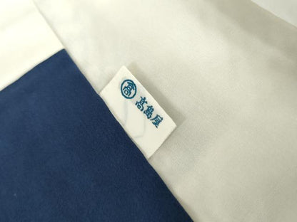 平和屋着物●上質な小紋　総絞り　松皮菱文　高島屋扱い　正絹　逸品　AABG3518cs