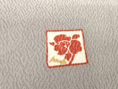 平和屋着物●女優・後藤久美子ブランド　振袖　蔓帯雪輪草花文　金糸　金彩　正絹　逸品　AABG3530cs
