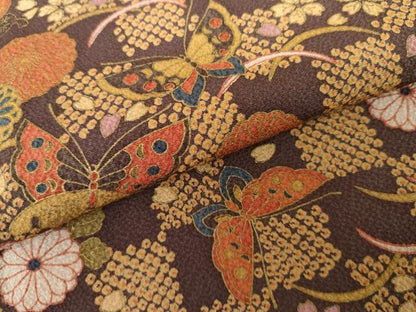 平和屋着物●訪問着　花蝶芝文　暈し染め　正絹　逸品　未使用　AABG3533cs