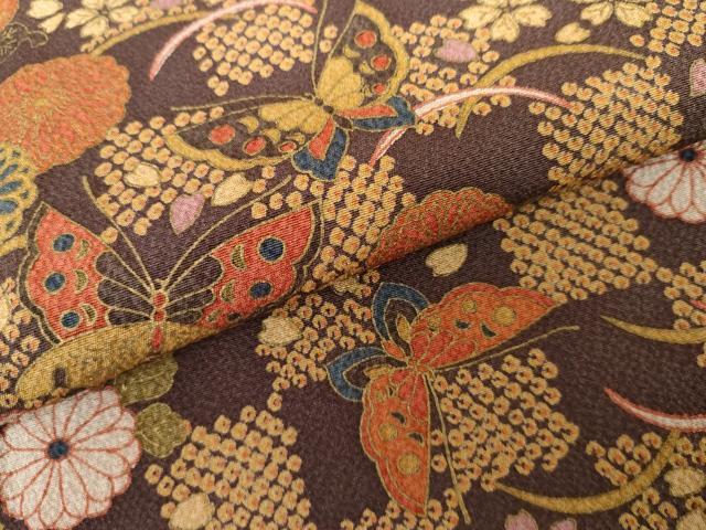 平和屋着物●訪問着　花蝶芝文　暈し染め　正絹　逸品　未使用　AABG3533cs