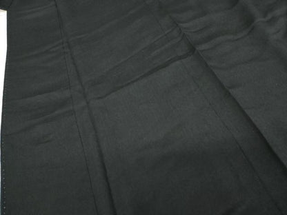 平和屋着物●黒紋付　丸に違い矢　礼装用　正絹　逸品　AABG3544cs