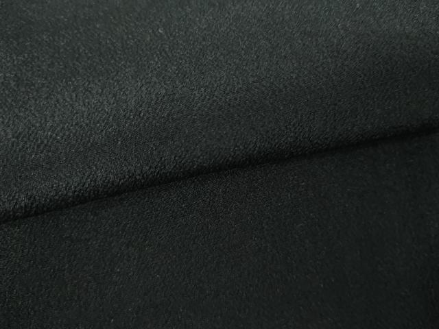 平和屋着物●黒紋付　丸に違い矢　礼装用　正絹　逸品　AABG3544cs