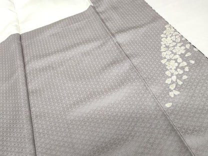平和屋着物●訪問着　朧染め　重ね絞り　立波花文　暈し染め　正絹　逸品　AABG3557cs