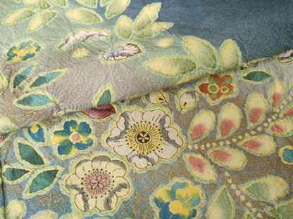 平和屋着物●訪問着　作家物　辻が花　暈し染め　金彩　正絹　逸品　AABG3581cs