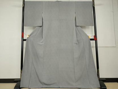 平和屋着物●江戸小紋　角通し　正絹　逸品　AABG3597cs