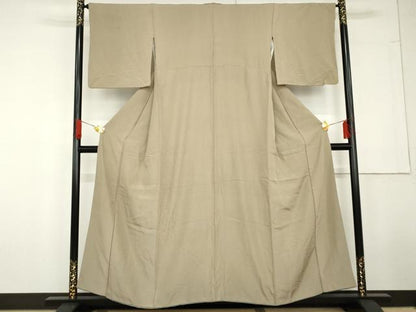 平和屋着物●江戸小紋　角通し　正絹　逸品　AABG3615cs