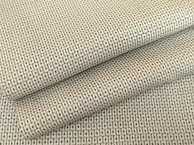 平和屋着物●本場大島紬　白大島　100亀甲　総詰め　正絹　逸品　AABG3630cs